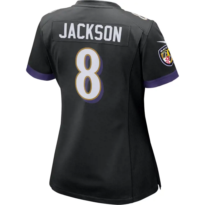 Ravens NFL Wmns Game Jersey Lamar Jackson blk