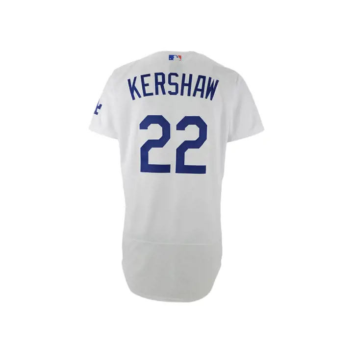 Maillot authentique de la MLB des Dodgers de Los Angeles Nike sur le terrain blanc K