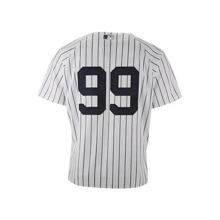 Maillot Authentique New York Yankees MLB Nike On Field blanc Judg