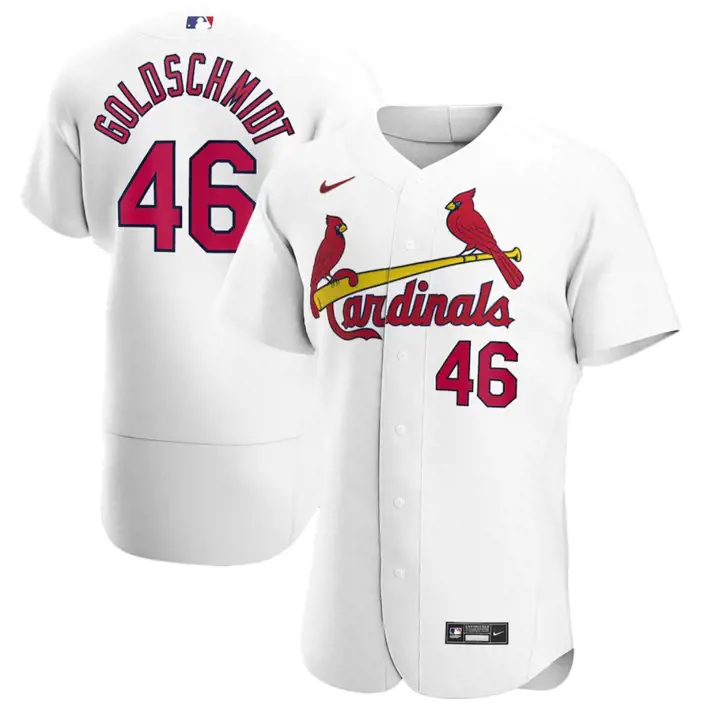 Maillot authentique St. Louis Cardinals MLB Nike sur le terrain blanc G