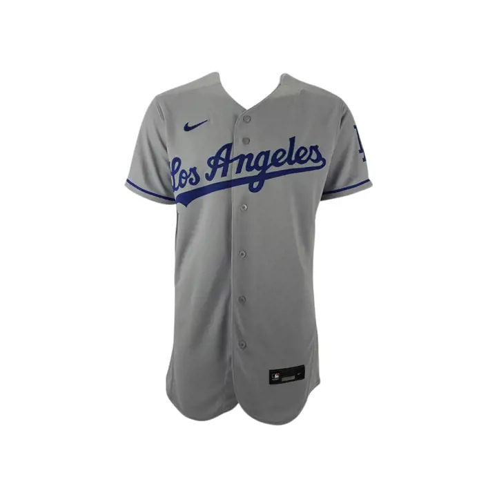 Los Angeles Dodgers MLB Nike Maillot Authentique Sur Le Terrain gris