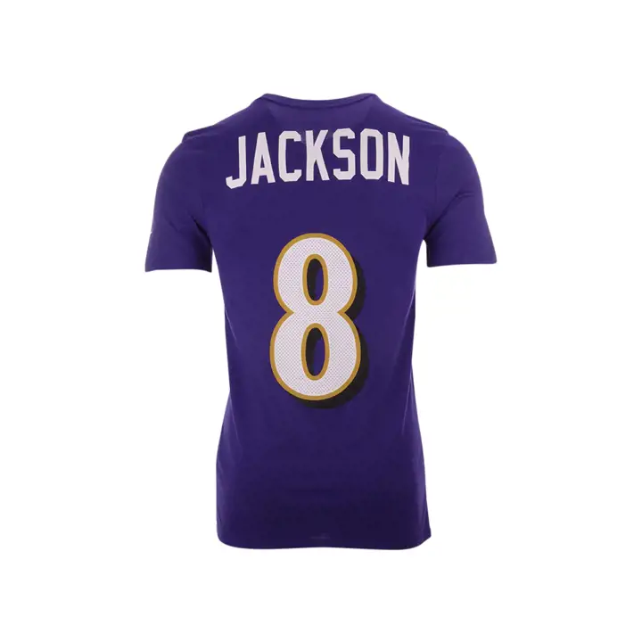 T-shirt Ravens NFL Pride N/N Wordmark 3.0 Lamar Jackson violet