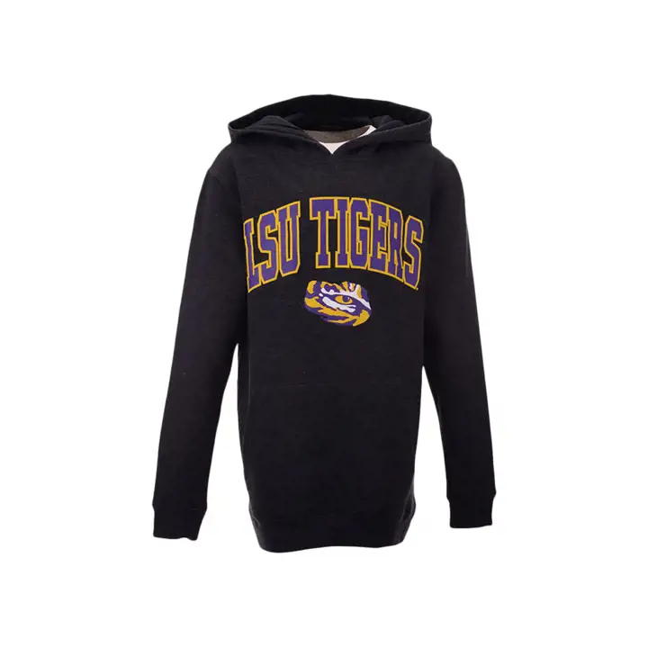 Sweat à capuche L.S.U. NCAA pour jeunes noir