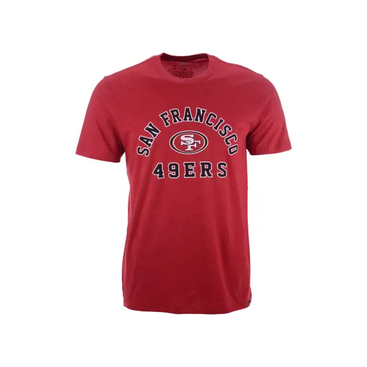 T-shirt Club Arch universitaire NFL 49ERS rouge