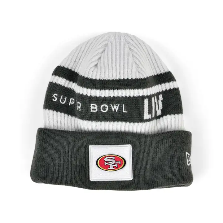 SAN FRANCISCO 49ERS Participant SB LIV Bonnet Tricoté BLA/NOI