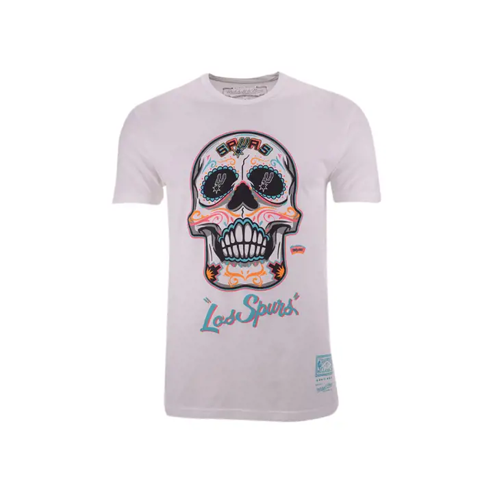 T-shirt Crâne en sucre NBA SPURS blanc