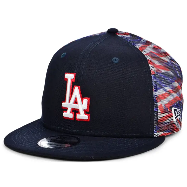 LOS ANGELES DODGERS CASQUETTE MLB EN FILET ARRIÈRE 9FIFTY bleu foncé