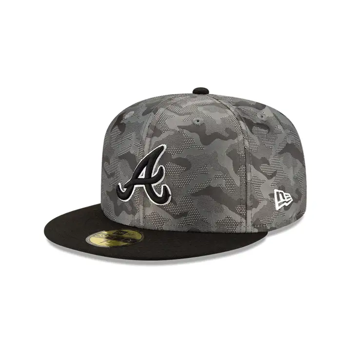 ATLANTA BRAVES MLB GHOST CAMO 59FIFTY blk