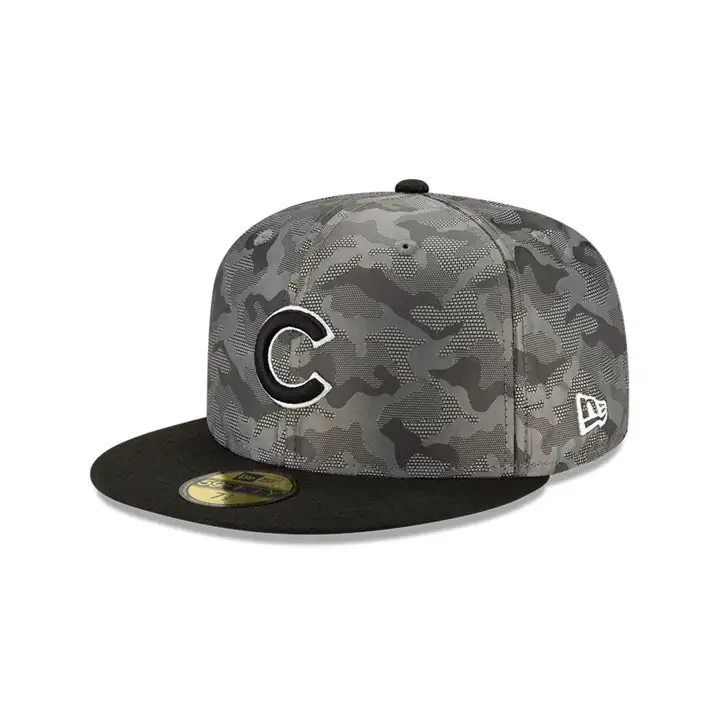 CHICAGO CUBS MLB GHOST CAMO 59FIFTY blk