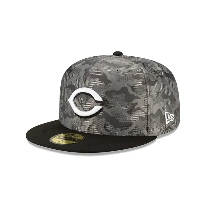 CINCINNATI REDS MLB GHOST CAMO 59FIFTY blk