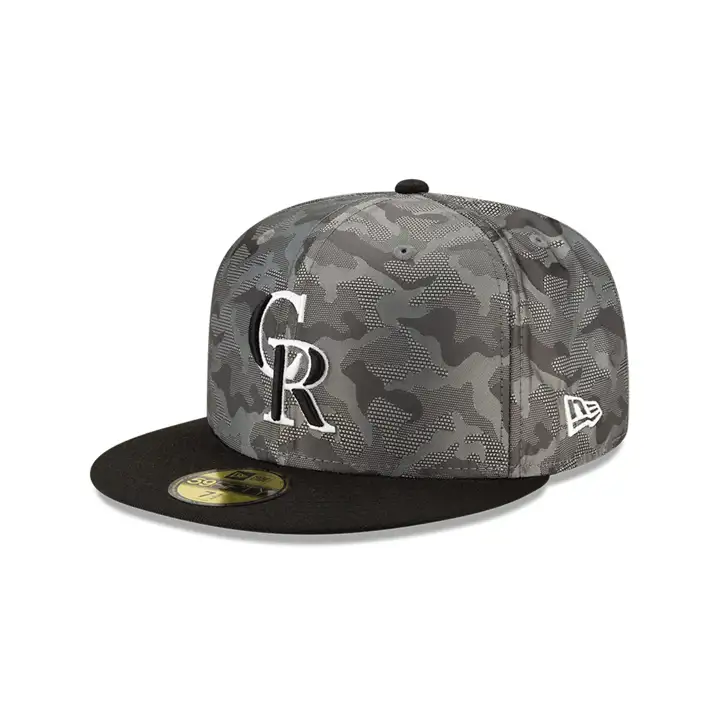 CASQUETTE 59FIFTY CAMO FANTÔME MLB COLORADO ROCKIES noire