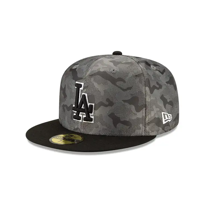 CASQUETTE 59FIFTY MLB GHOST CAMO NOIRE LOS ANGELES DODGERS