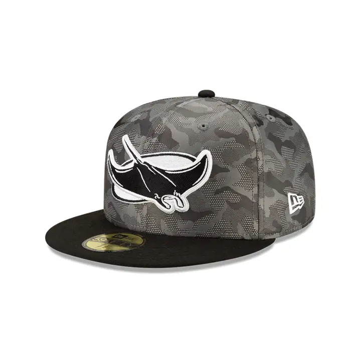 TAMPA BAY RAYS MLB GHOST CAMO 59FIFTY blk