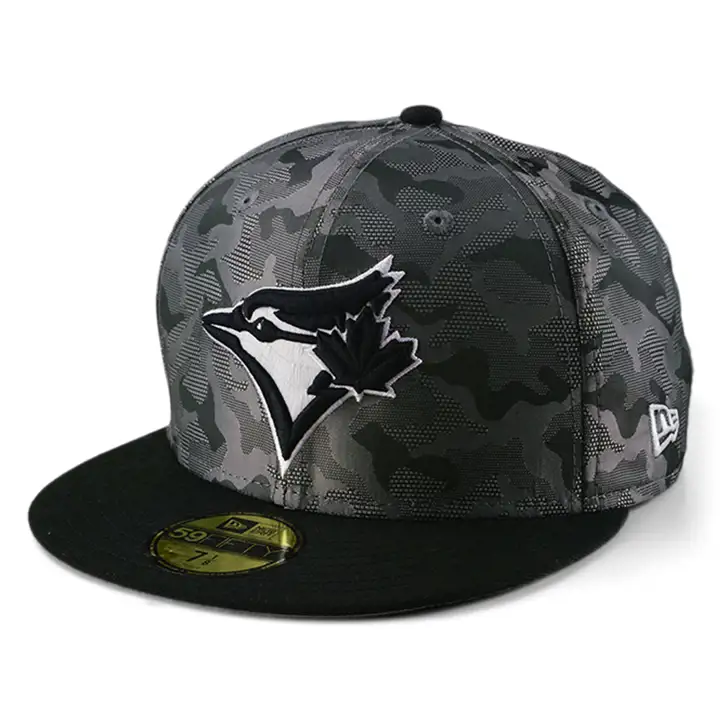 TORONTO BLUE JAYS MLB GHOST CAMO 59FIFTY blk