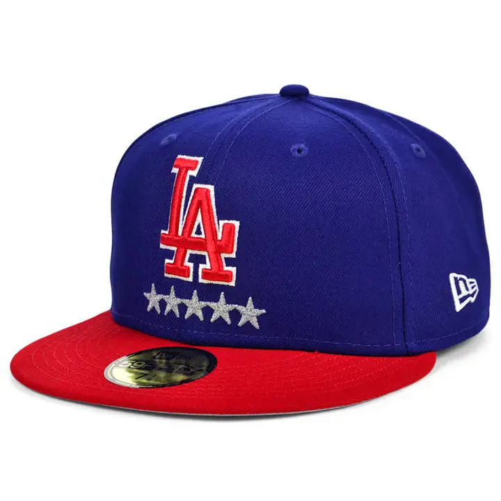 LOS ANGELES DODGERS MLB RWB 59FIFTY bleu fonçé/rouge