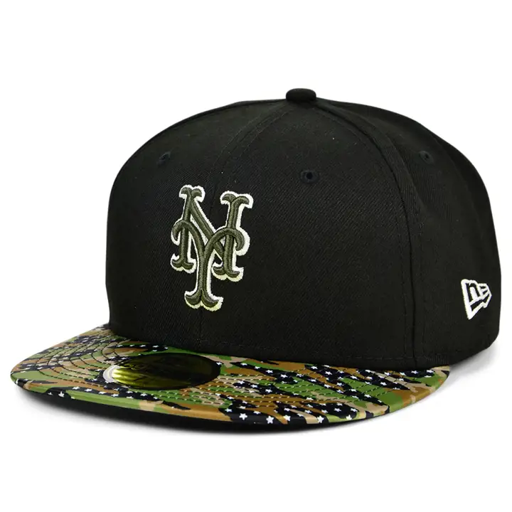 NEW YORK METS MLB STAR VIZ CAMO 59FIFTY camouflage forêt