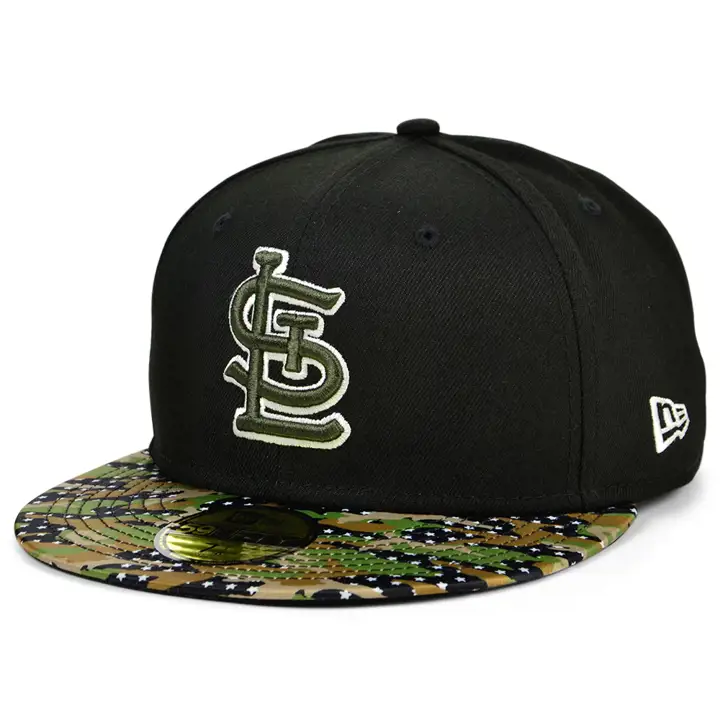 Casquette ST. LOUIS CARDINALS MLB STAR VIZ CAMO 59FIFTY camouflage forêt