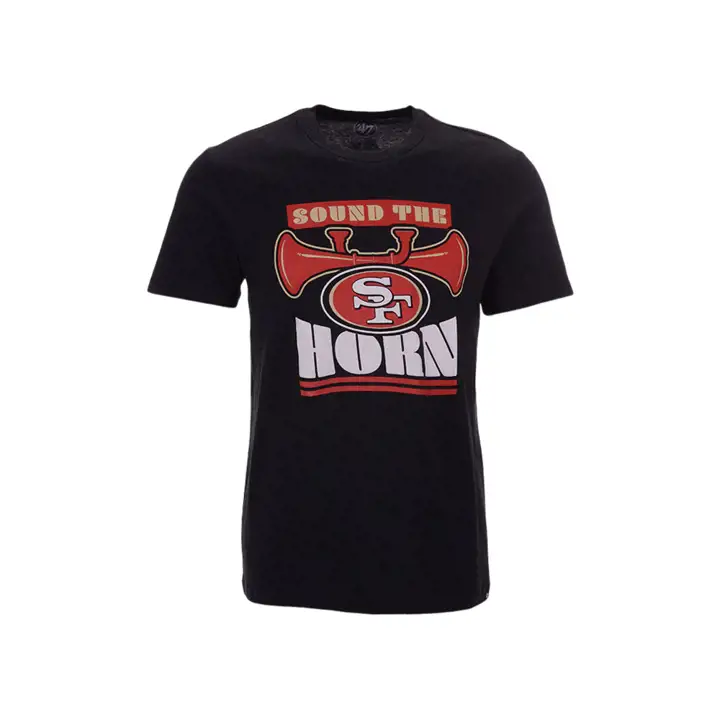 T-shirt Club 49ERS NFL Sound the Horn rouge