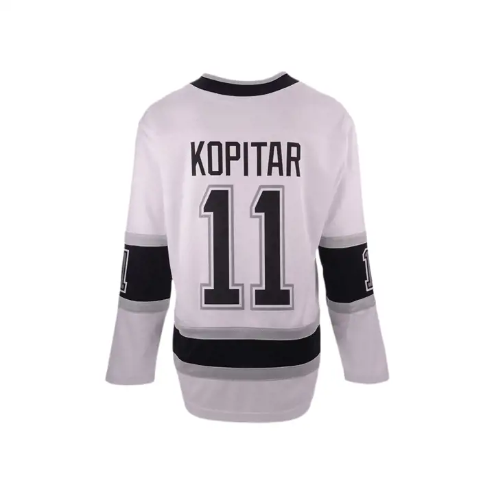 Maillot de joueur LA KINGS NHL Breakaway Anze Kopitar gris