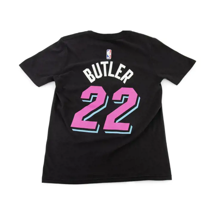 T-shirt HEAT NBA Youth City Edition 18 Jimmy Butler NOIR