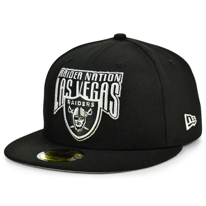 LV Raiders NFL LV Block Arch 59Fifty blc