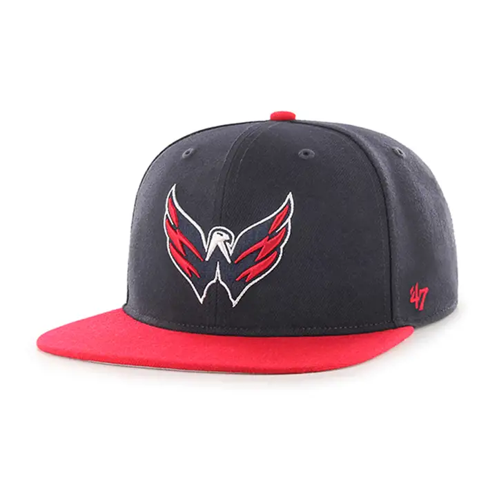 CASQUETTE CAPITALS NHL 47 Pro Fitted marine/rouge