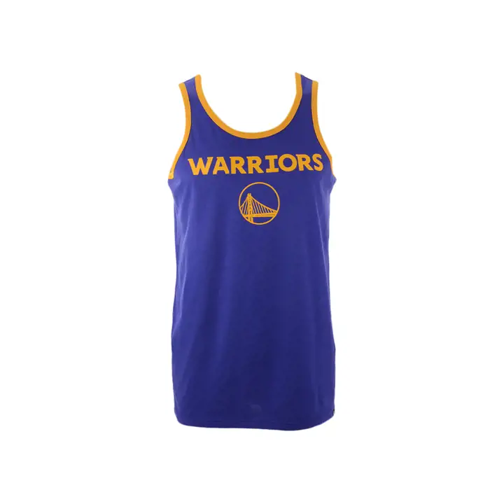 Débardeur d'avant-match WARRIORS NBA 19 bleu