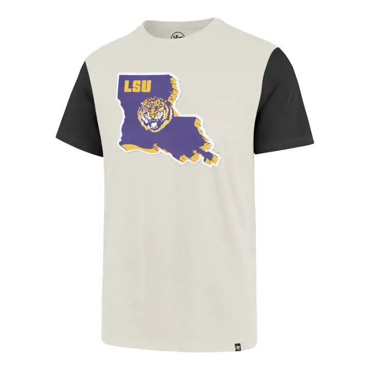 T-shirt LSU NCAA Blocked Fieldhouse 20 Crème/vio