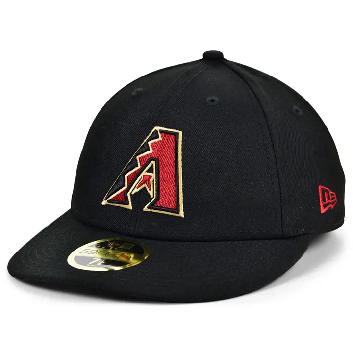 Casquette DBacks MLB Authentic Collection Low Crown GAME noire/rouge