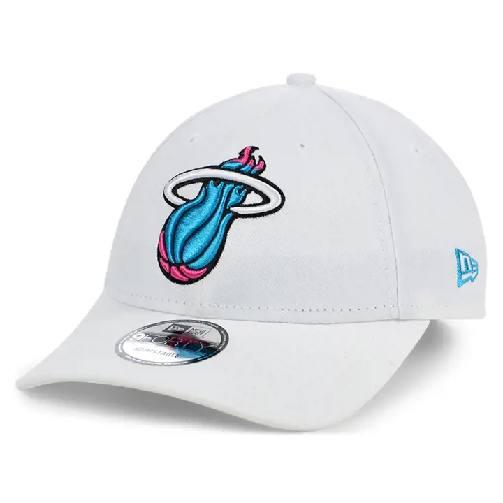 Casquette 9FORTY NBA Basique Fashion Miami Heat WHT