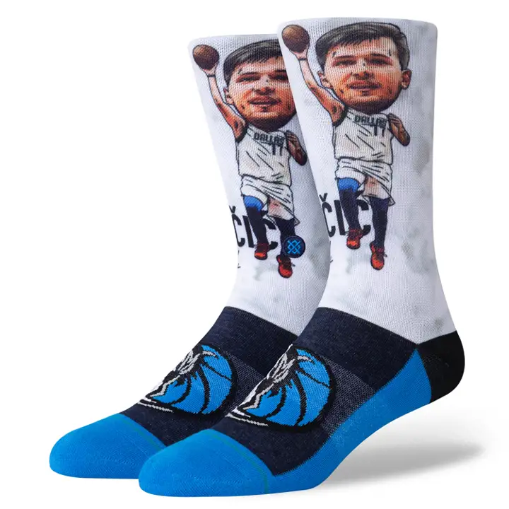 MAVS NBA Big Head Crew Luka Doncic gris/bleu