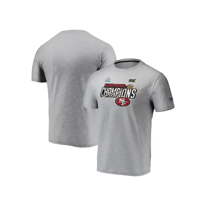 T-Shirt Anthracite Collection Trophée Vainqueur NFL SB LIV 49ERS