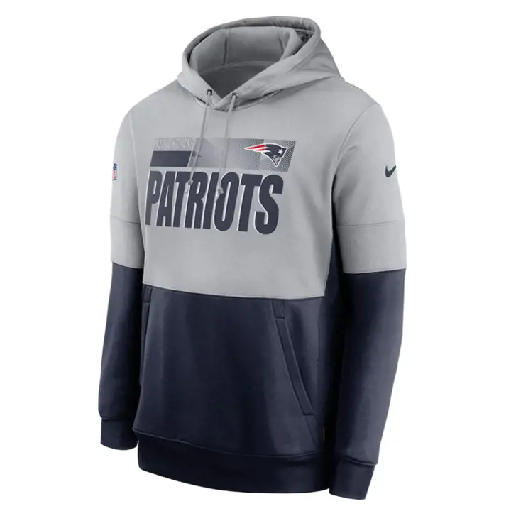 New England Patriots NFL NFL Sideline Team Lockup Therma Hoo