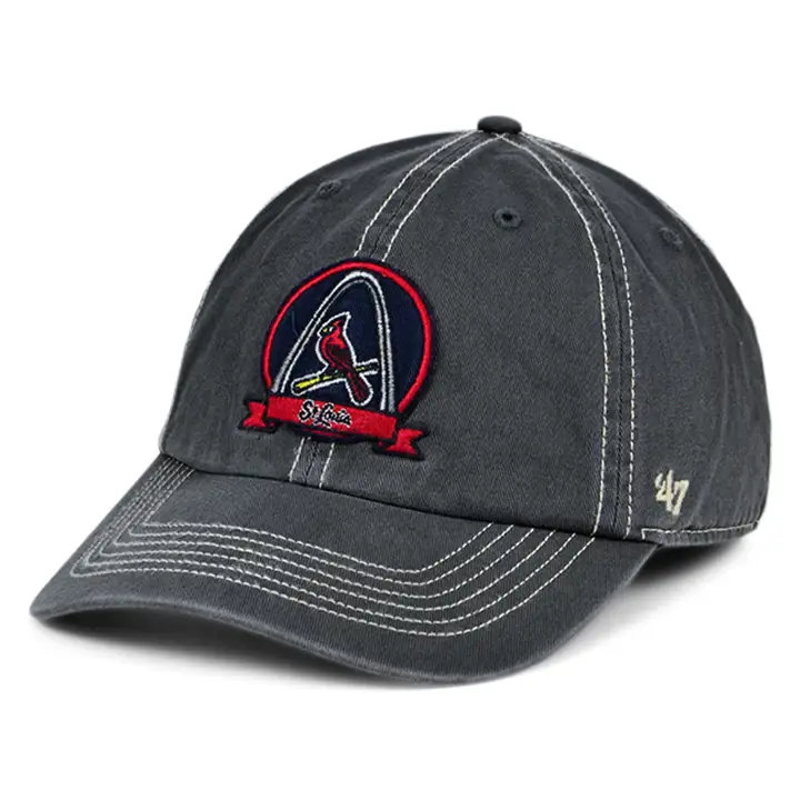 St. Louis Cardinals MLB Haven '47 Casquette Souple CHARBON