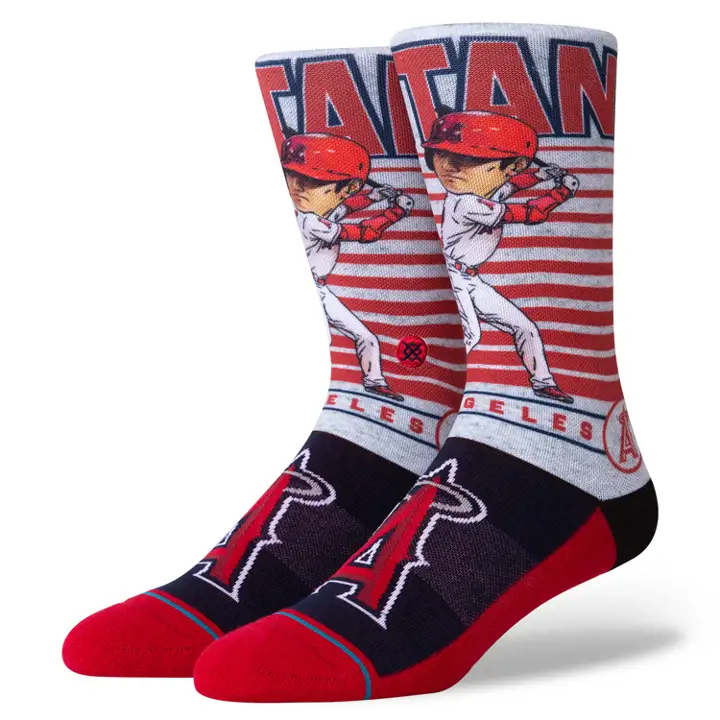 LA Angels MLB Big Head Crew Shohei Ohtani gris/rouge