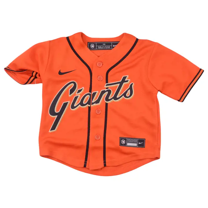 Maillot vierge officiel pour bébé des Giants de SF MLB