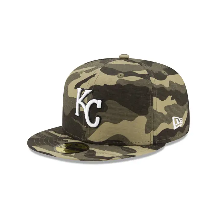 Kansas City Royals 2021 Armed Forces Day 59FIFTY CAMO