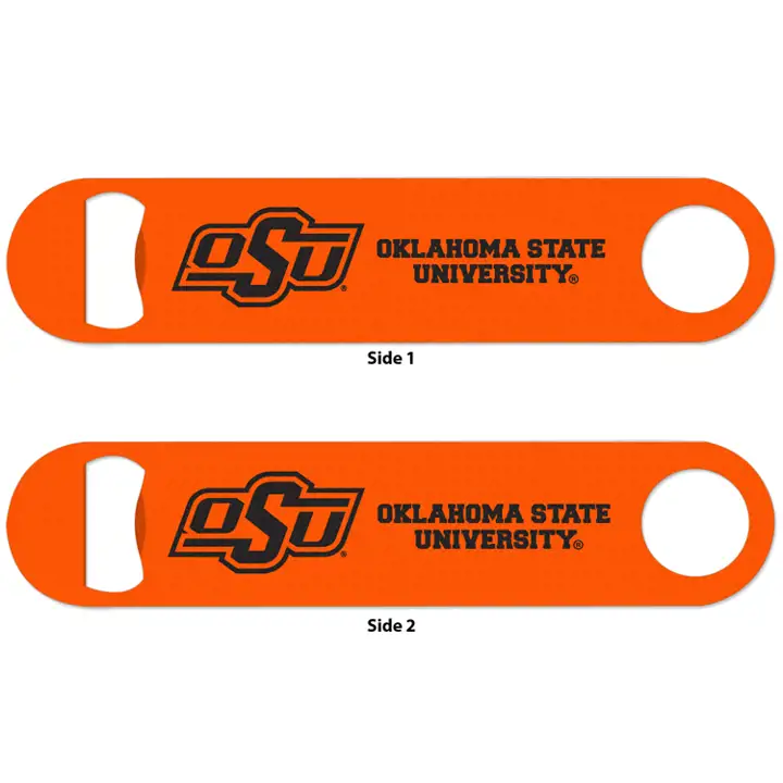Ouvre-bouteille Oklahoma State Cowboys - Double face org/noir