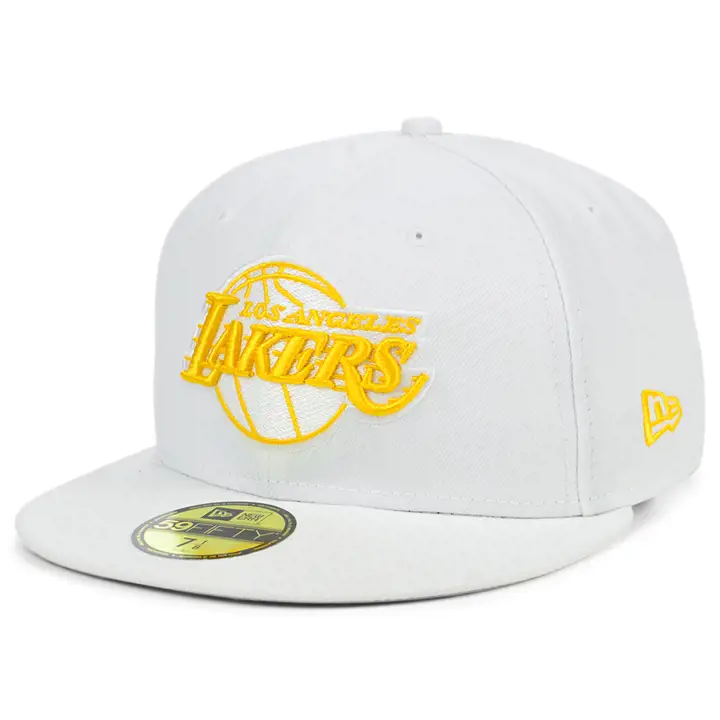 LOS ANGELES LAKERS NBA WHITEOUT POP 59FIFTY BLC