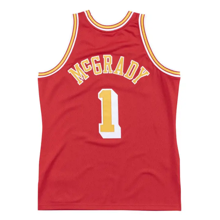 Maillot NBA Swingman M&N Houston Rockets rouge Mcgrady