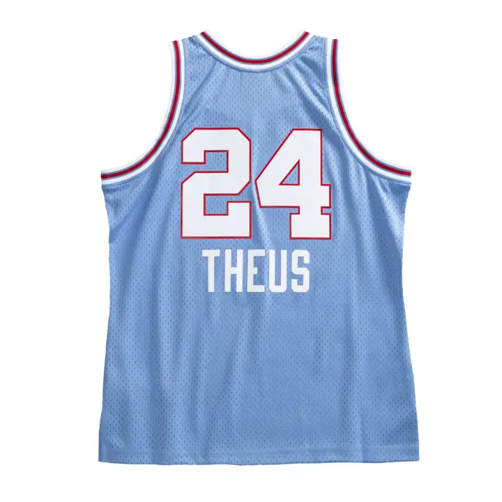 Maillot Swingman M&N NBA Sacramento Kings bleu Theus