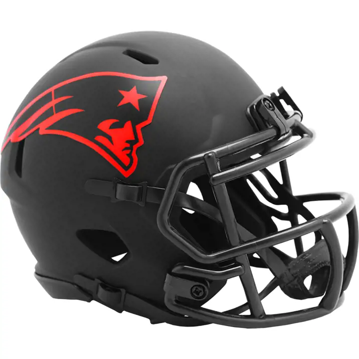 Mini-casque New England Patriots Speed Eclipse Alt noir/rouge