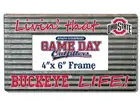 Ohio State Buckeyes 4x6 Metal Picture Frame Picture Frames