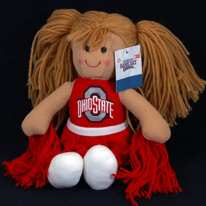 Poupée Pom-pom girl Ohio State 11" Ast