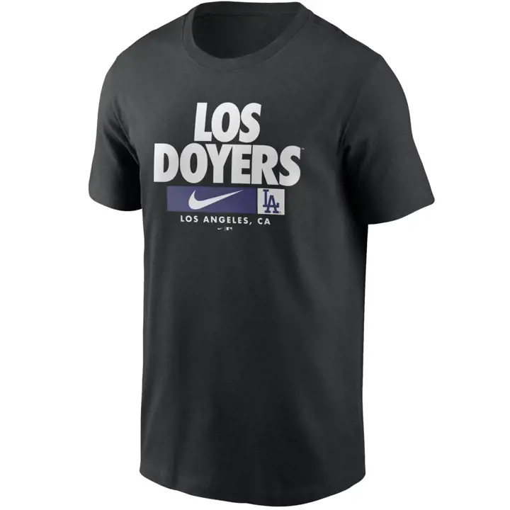 Los Angeles Dodgers MLB T-shirt local surnom Los Doyers BL