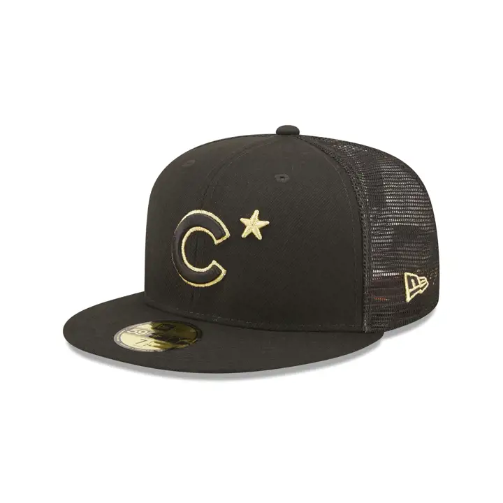 Casquette 59FIFTY MLB ASG 2022 des Cubs de Chicago avec écusson, noire