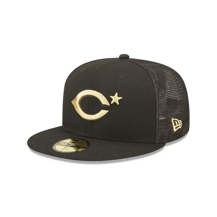 Casquette 59FIFTY Noire Cincinnati Reds ASG 2022 avec Patch