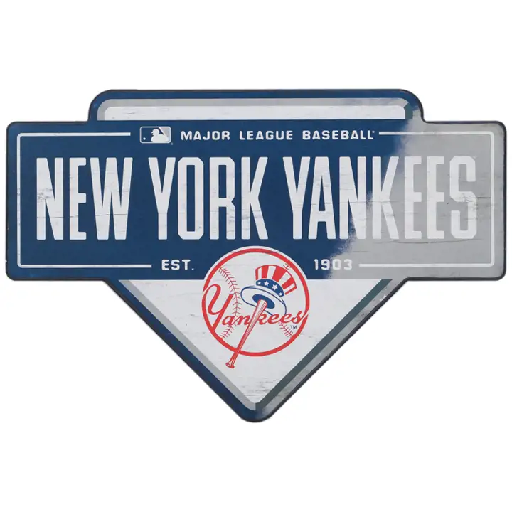 Panneau en bois Yankees Home Base Ast