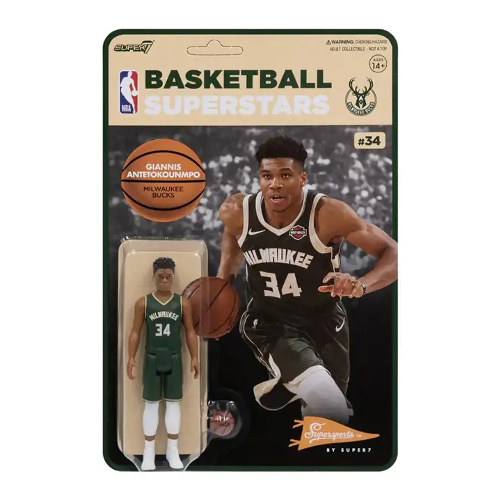 Figurines articulées NBA des Milwaukee Bucks