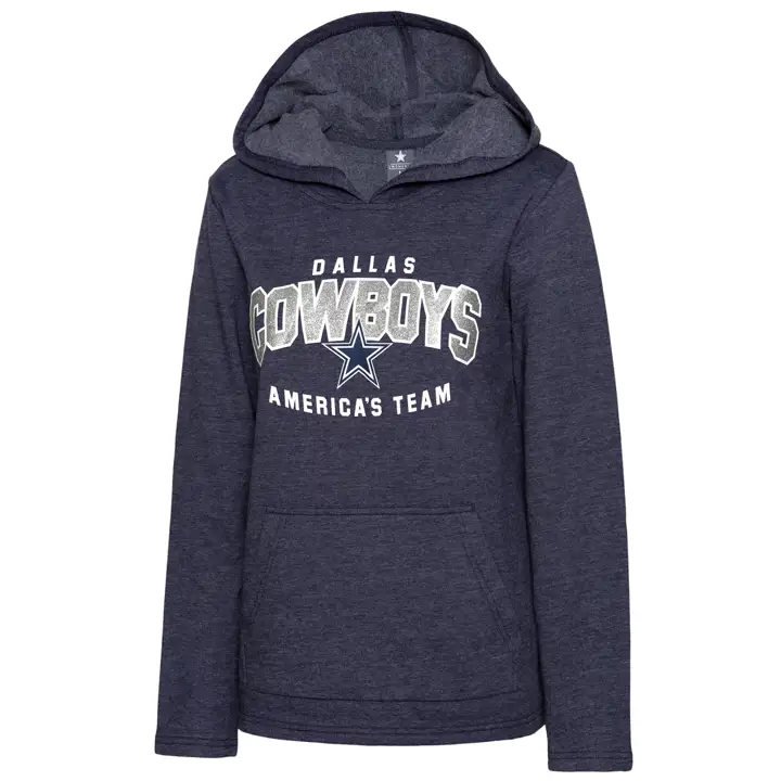 COWBOYS NFL Sweat à Capuche Alia Pailleté Femme 20 marine